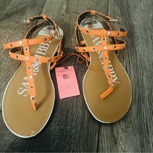 Sam and Libby New with tag Coral Strappy sandals size 8.5 .New with tags  no box